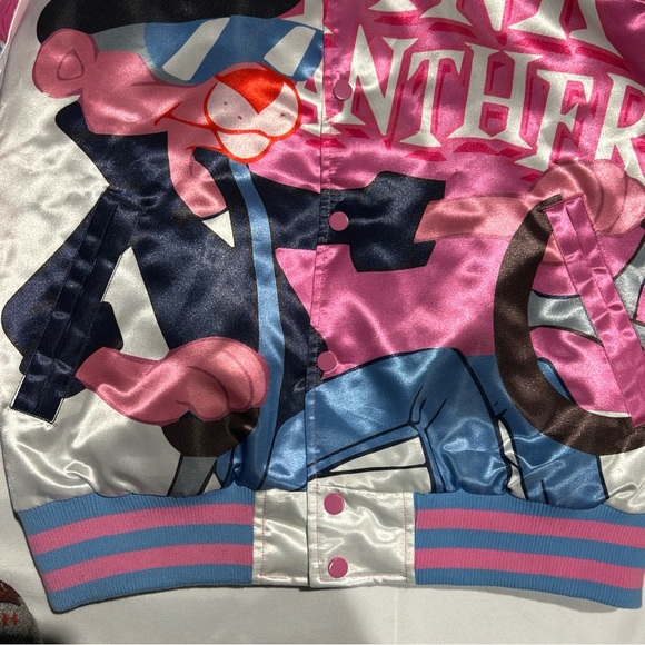 HeadGear Classics Mens Pink Panther Satin Jacket Size L NWT - Picture 4 of 9